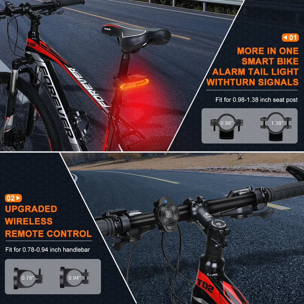 Clignotants Vélo à LED - Sécurité Maximale sur la Route