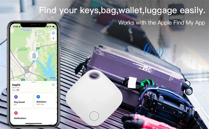 Balise GPS pour Bagages, Voiture, Clé, Animaux